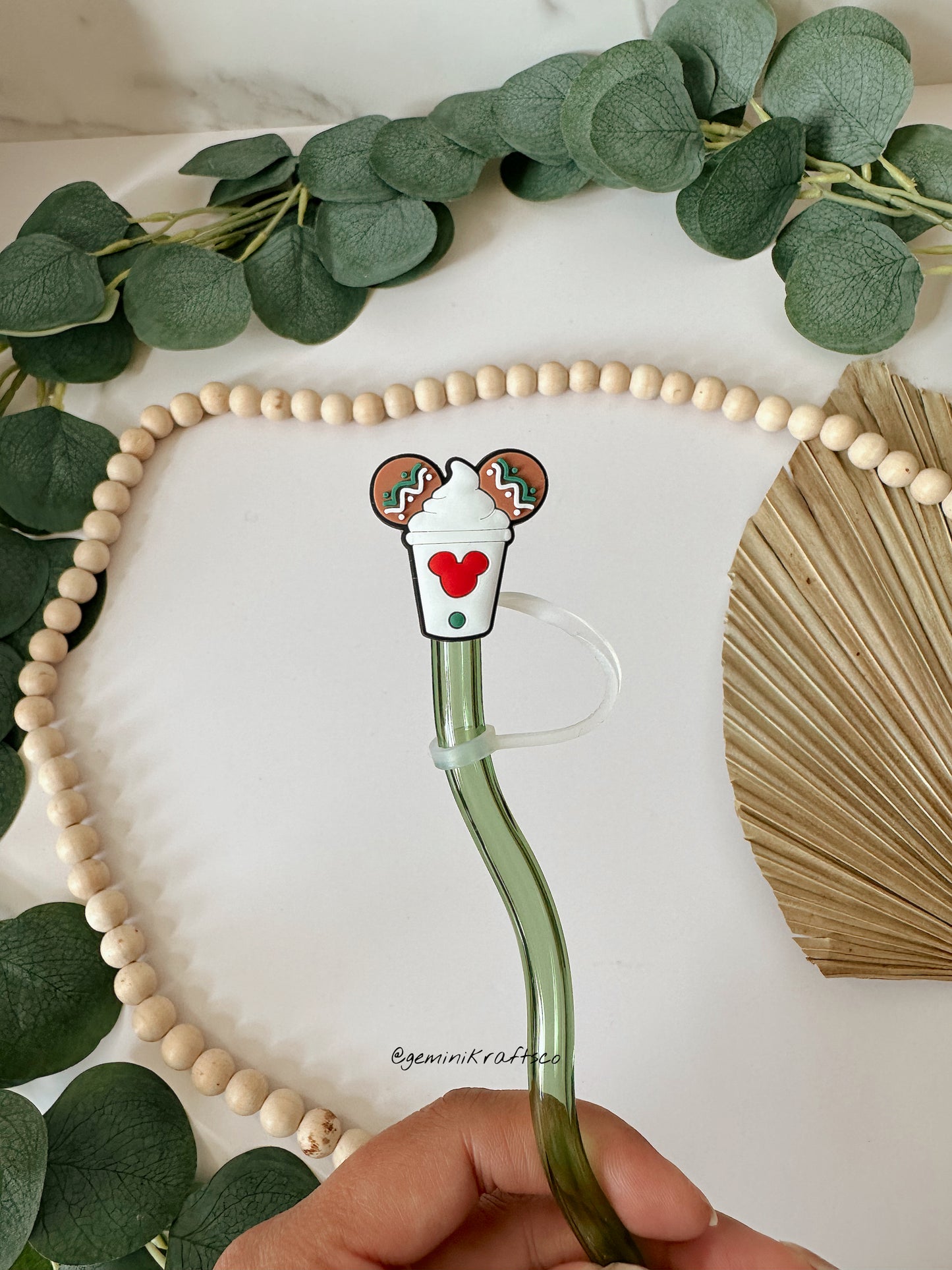 Mouse Latte Straw Topper