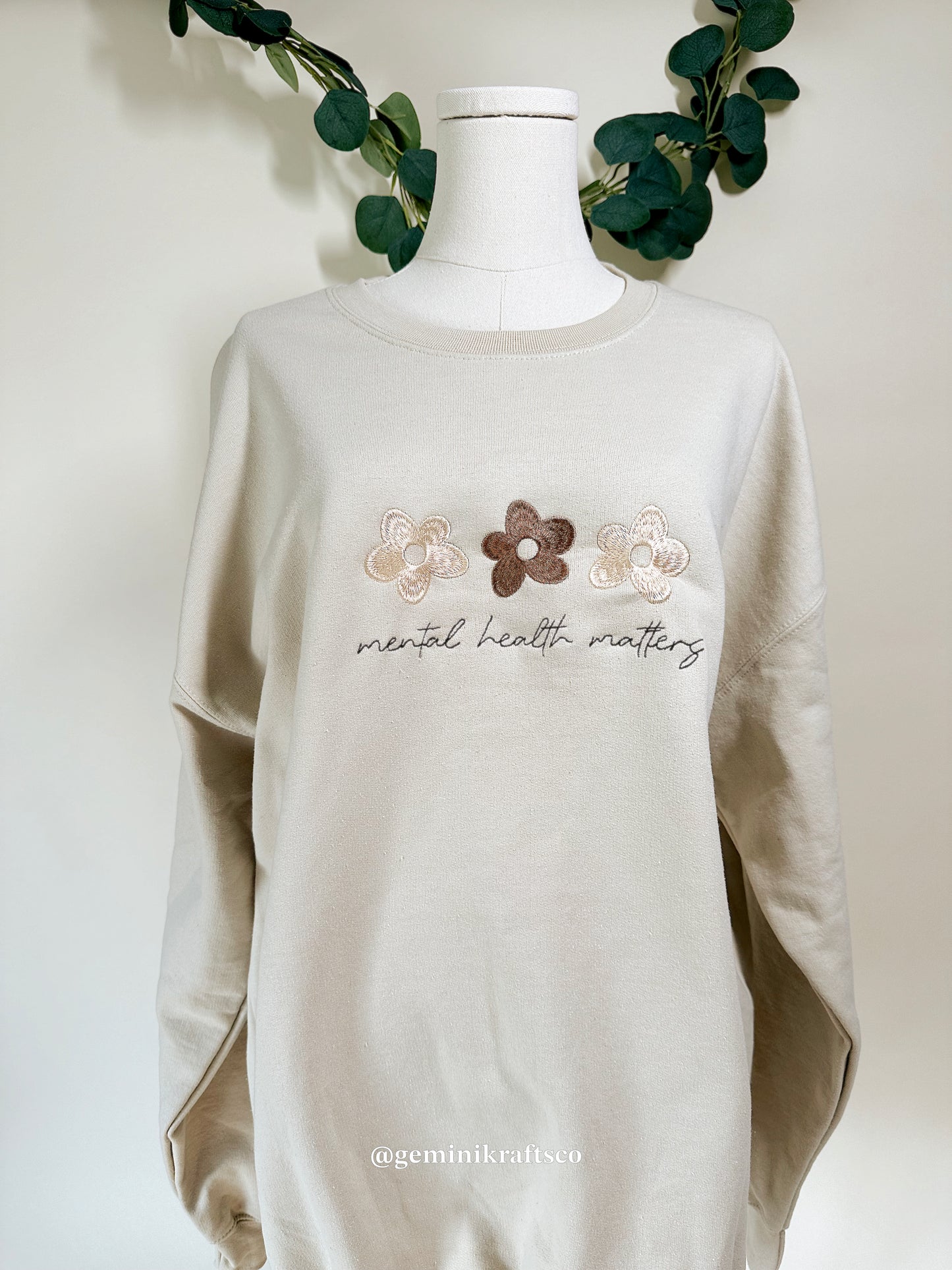 Mental Health Matters Embroidered Shirt/Sweater