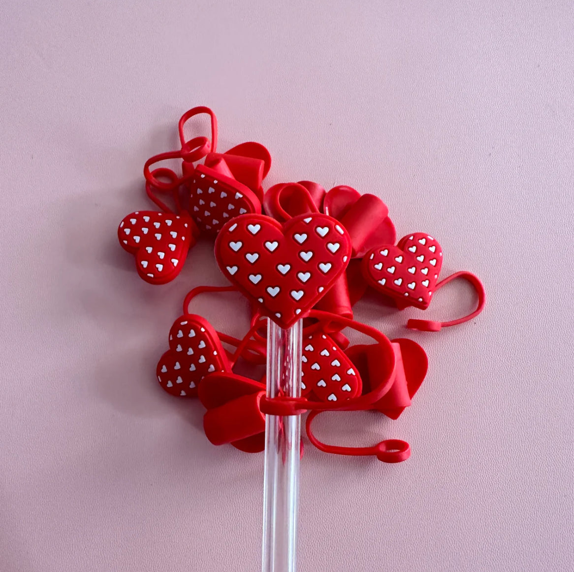 Vday Straw Toppers