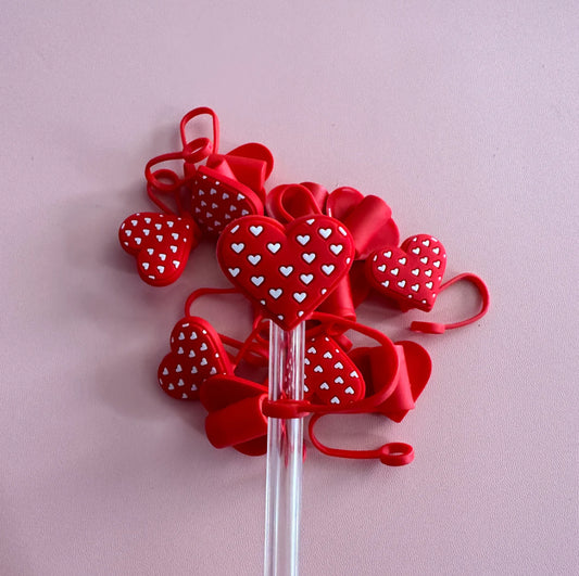 Vday Straw Toppers