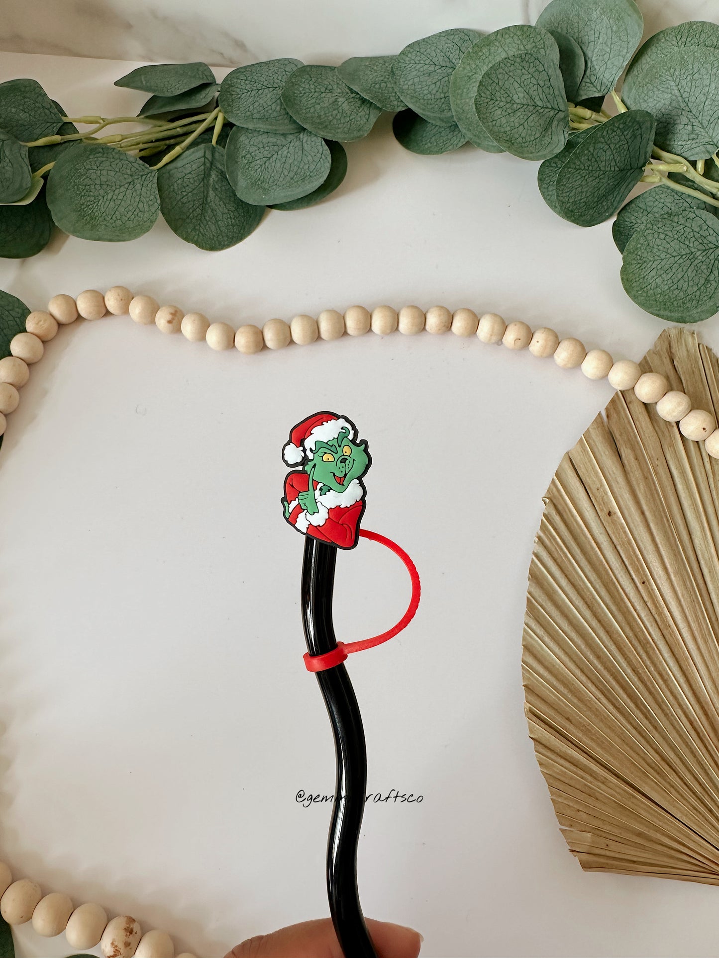 Grinch #2 Straw Topper