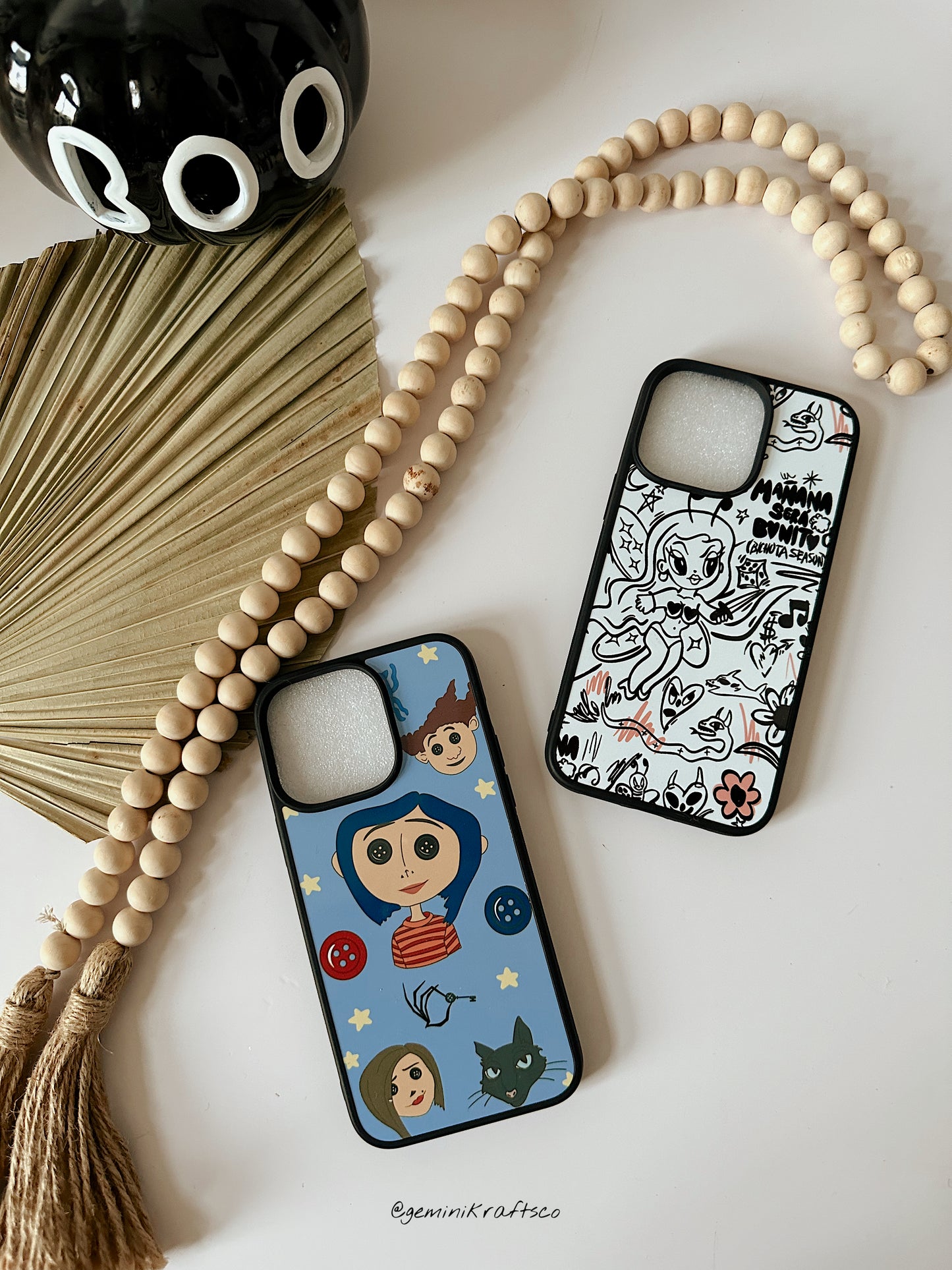 Button Girl Phone Case