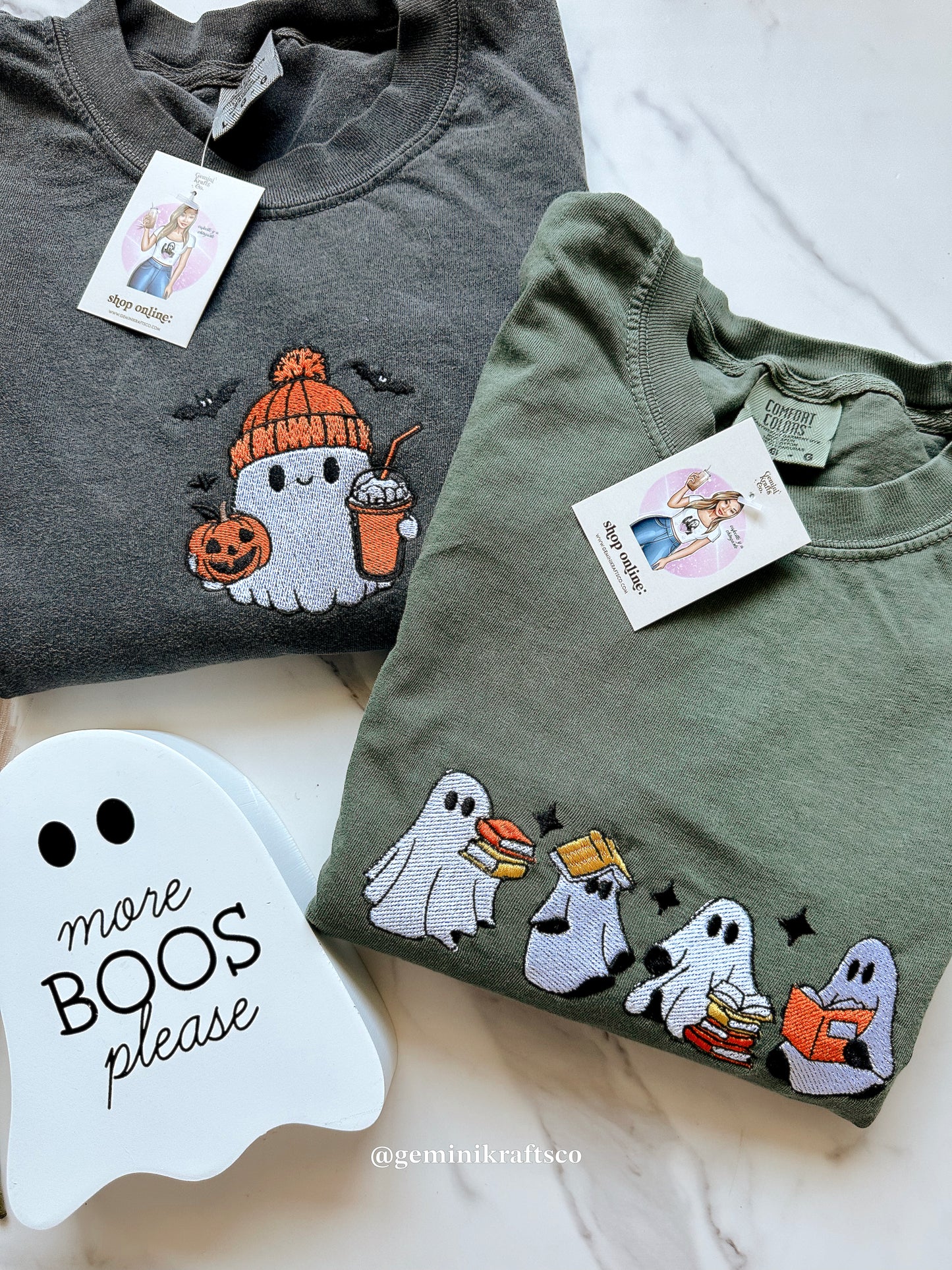 Bookworm Ghosties Tee