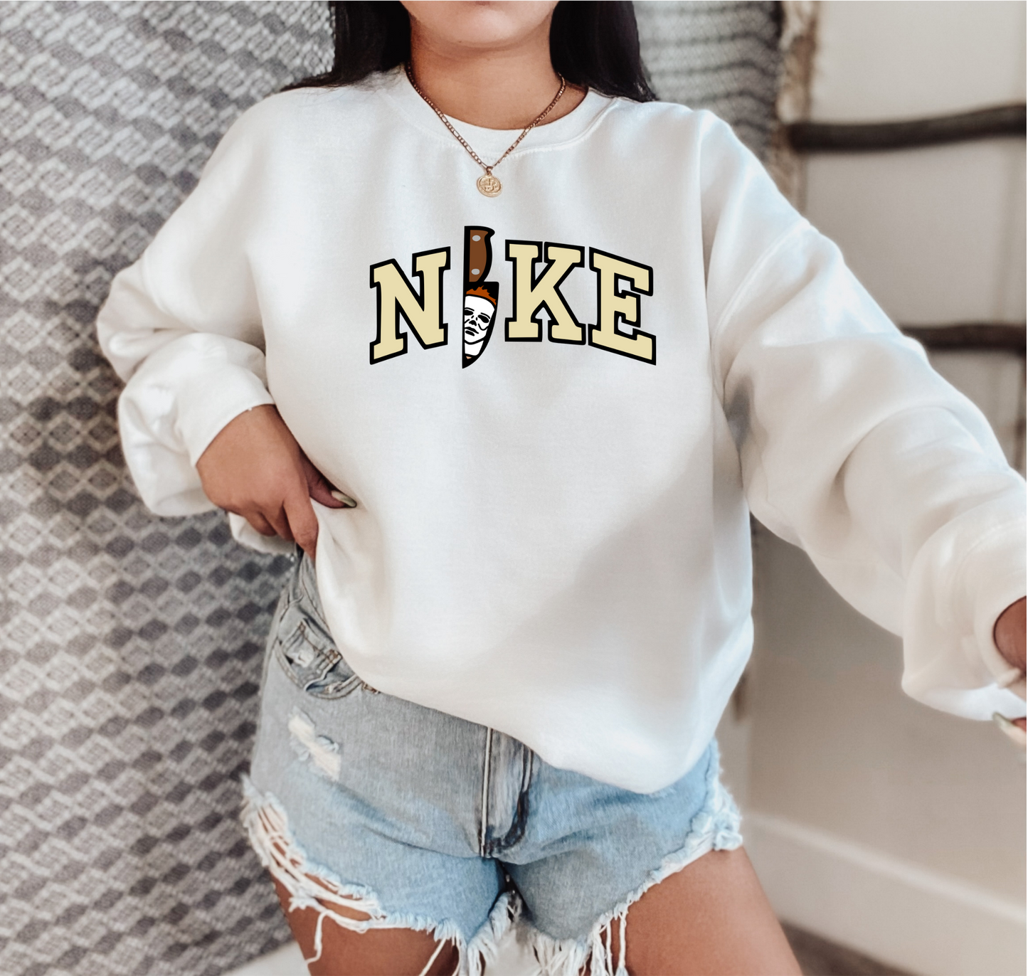 Boogeyman Swoosh Shirt/Sweater | GeminiKrafts