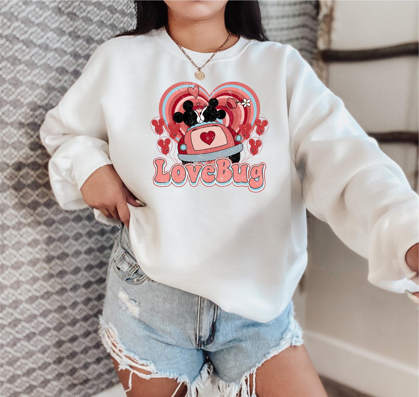 Love bug Mouse Crewneck