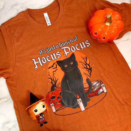 Bunch Of Hocus Pocus with Binx T Shirt | GeminiKrafts