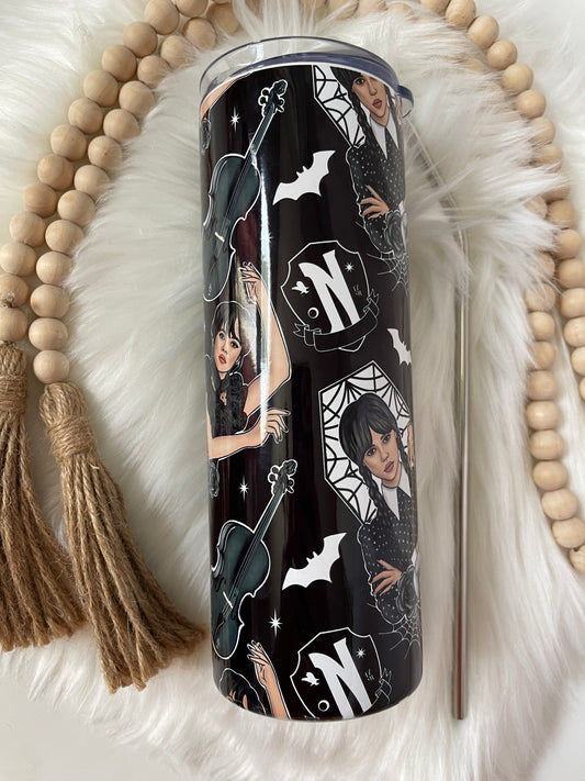 Wednesday Dancing Queen Tumbler | GeminiKrafts