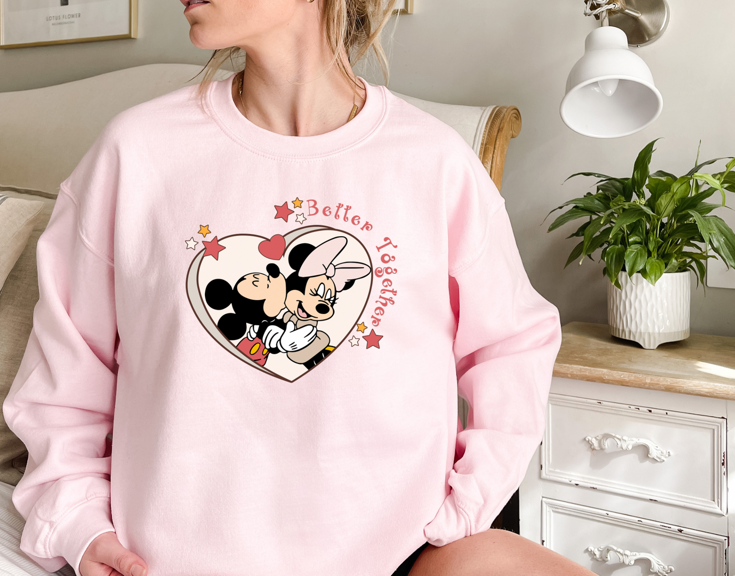 Better Together Mouse Valentines Crewneck