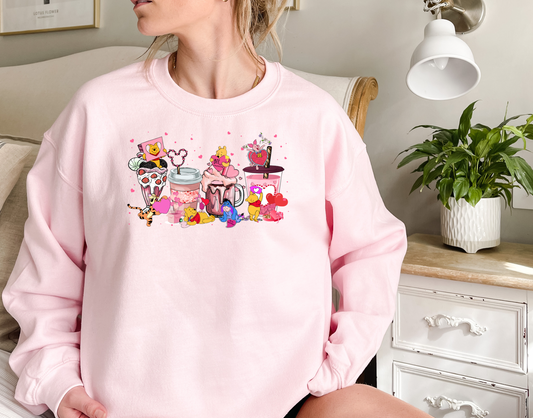 Bear & Friends Valentines Crewneck