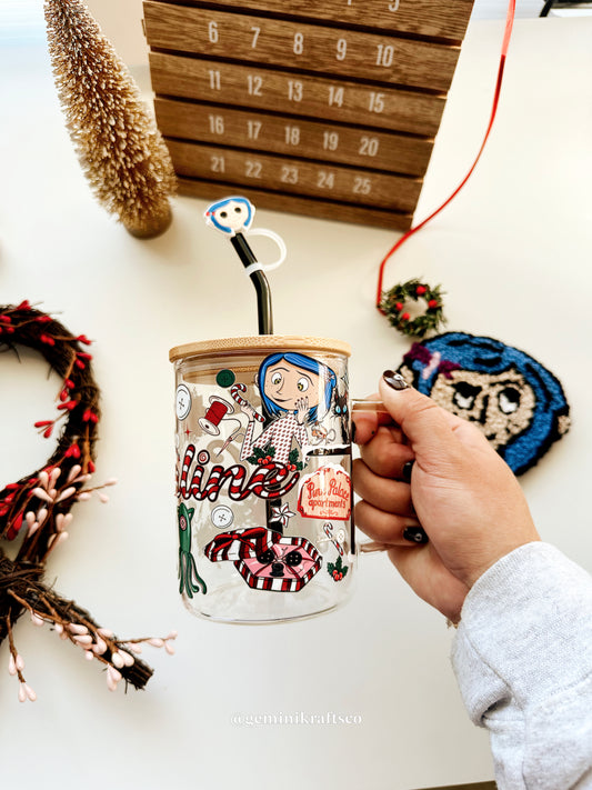 Xmas Blue Hair girl Mug