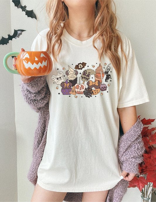 Halloween Mouse Snacks Tee